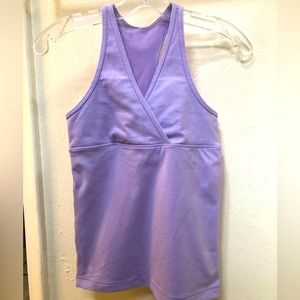 Lululemon lilac tank top, yoga